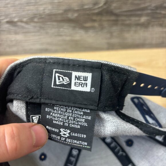 Washington Wizards Hat Cap Snapback Gray NBA Basketball New Era Adjustable - Picture 10 of 12